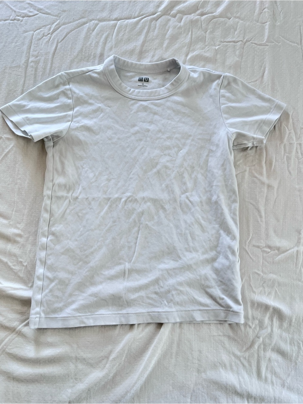 Uniqlo Men's Short Sleeve Crew Neck Tee - White